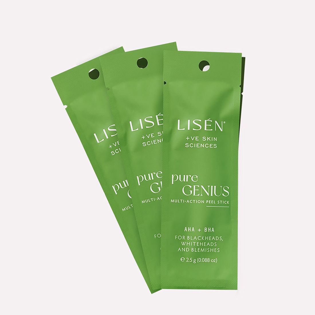 Buy LISEN Pure Genius Aha Bha Exfoliating Sticks - Pack of 10