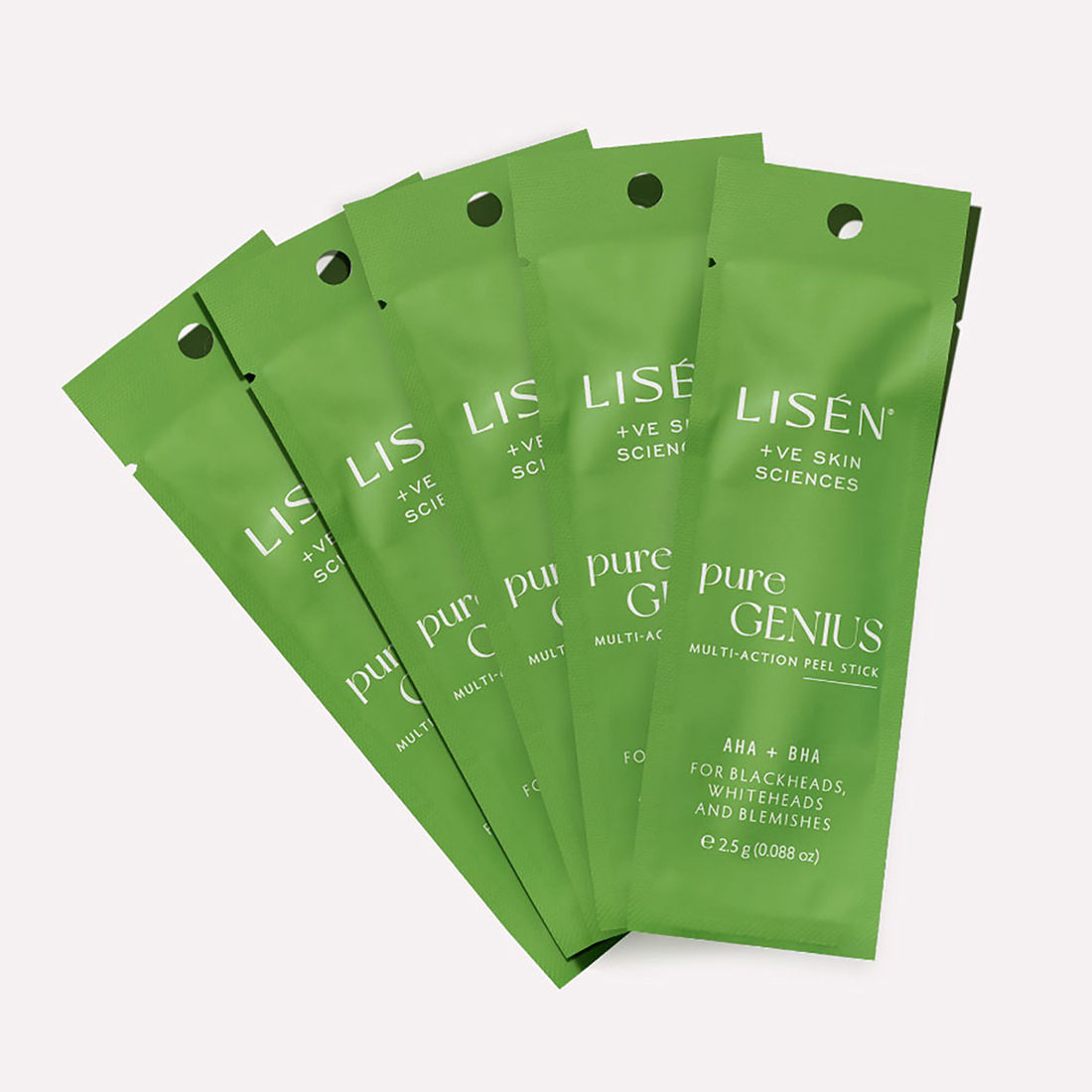 Buy LISEN Pure Genius Multi - Action Peel Stick Pack of 5 | Formulated with AHA and BHA for Blackheads, Whiteheads (Women & Men) - Purplle