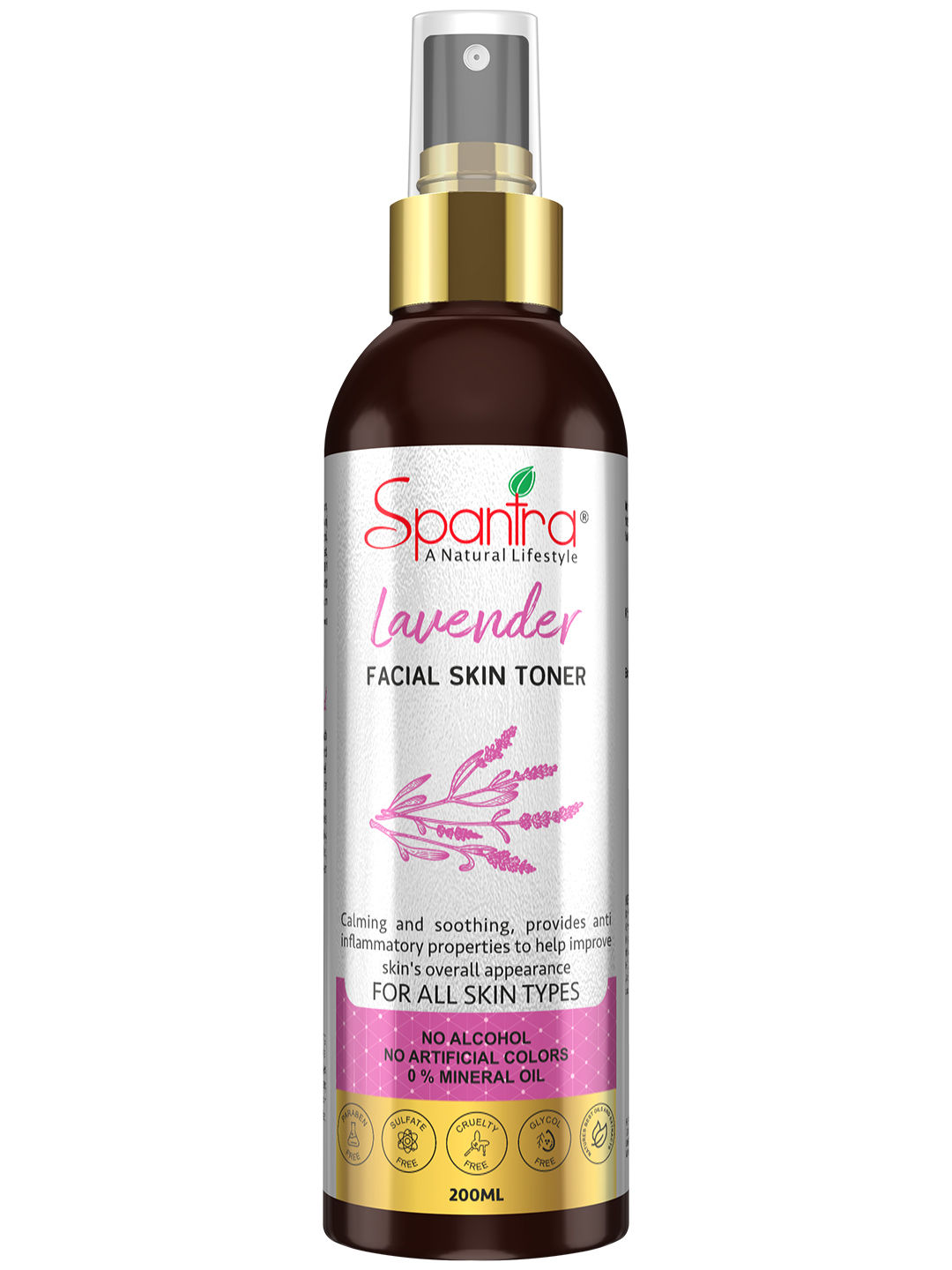 Buy Spantra Lavender Face Toner (200 ml) - Purplle