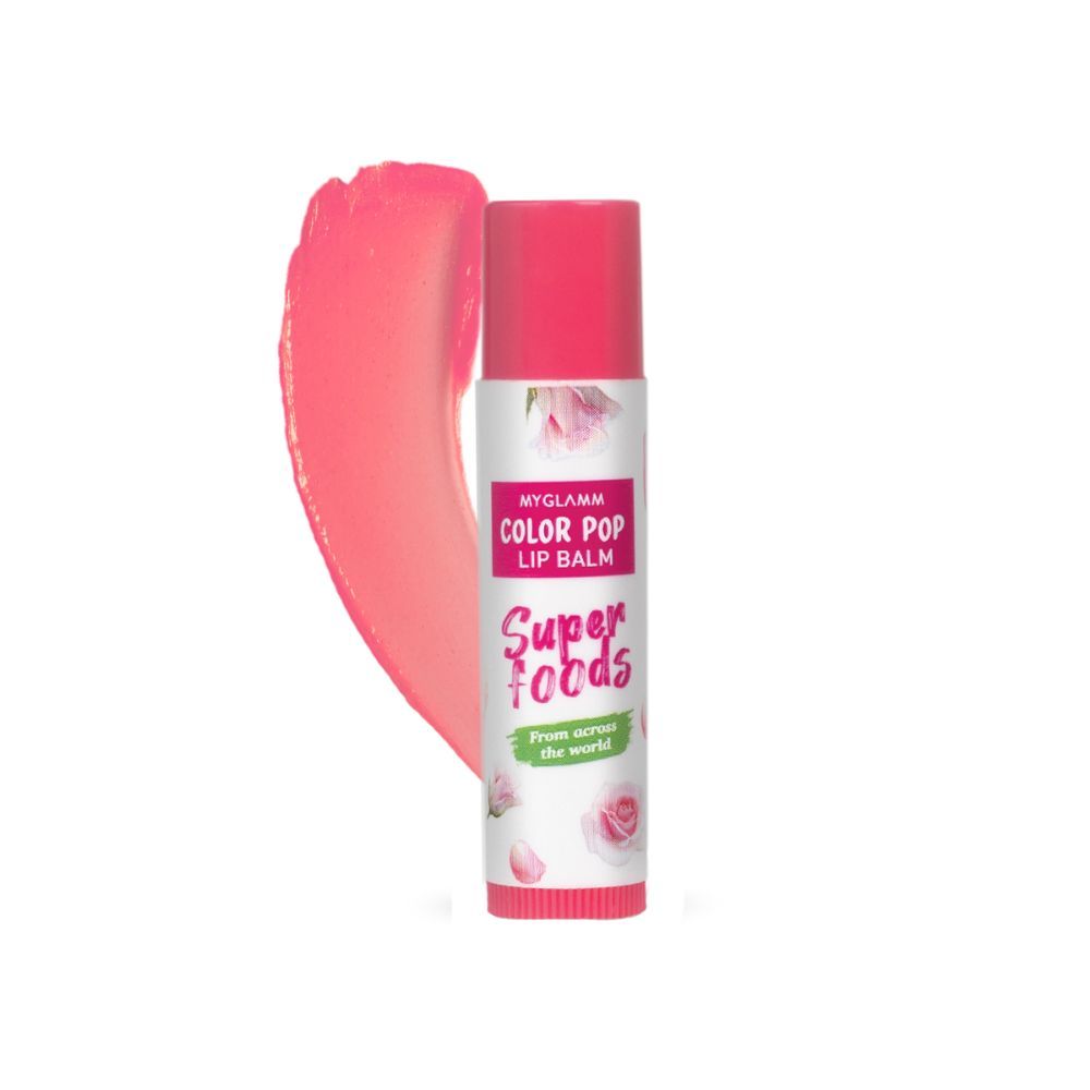 Buy MyGlamm Color Pop Lip Balm-Rose-(4.6 g) - Purplle