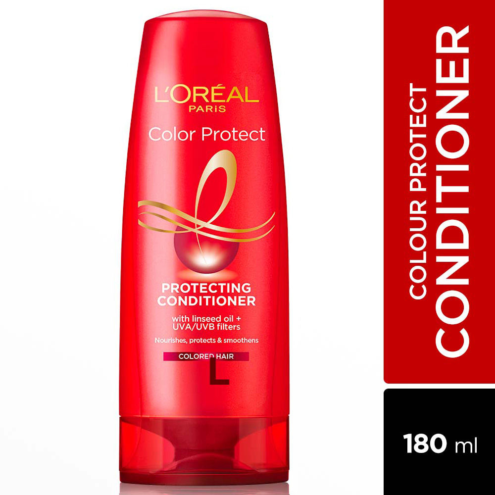 Buy L'Oreal Paris Conditioner, Vibrant & Revived Colour, For Colour-treated Hair, Colour Protect, 180ml - Purplle
