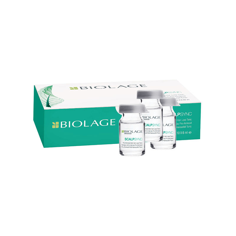 Buy BIOLAGE Scalpsync Aminexil Hair treatment|Hair Strength for Hairfall (10X6ml)| For Men & Women - Purplle