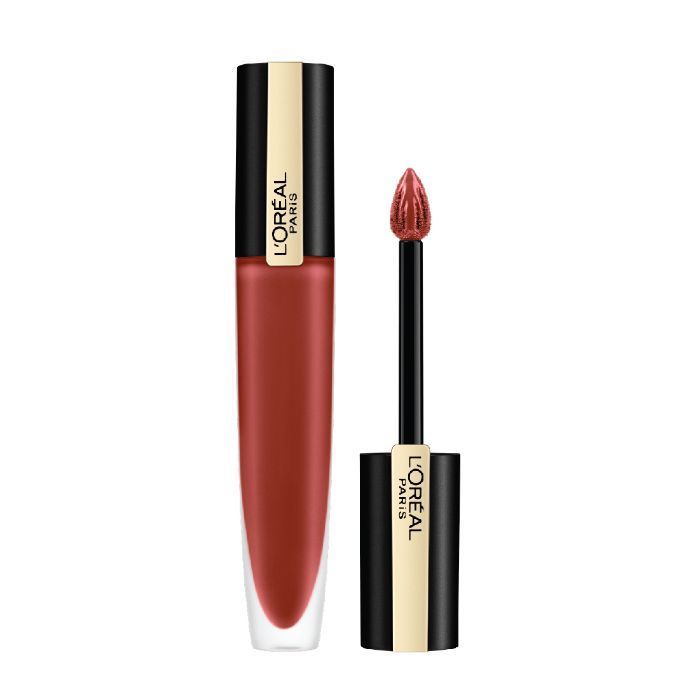 Buy L'Oreal Paris Rouge Signature Matte Liquid Lipstick - I Amaze 130 (7 ml) - Purplle