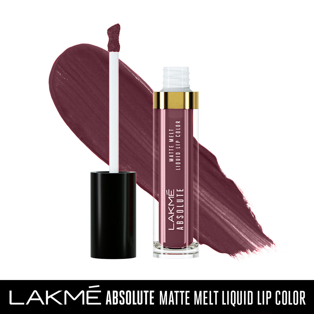 Buy Lakme Absolute Matte Melt Liquid Lip Color, Mauve Mallow, 6 ml - Purplle