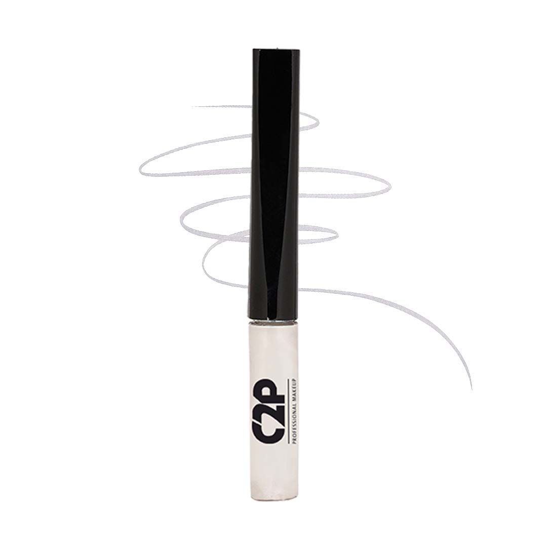 Buy C2P Pro Playmate Liquid Waterproof Matte Color Eyeliner - Royal White 02 - Purplle