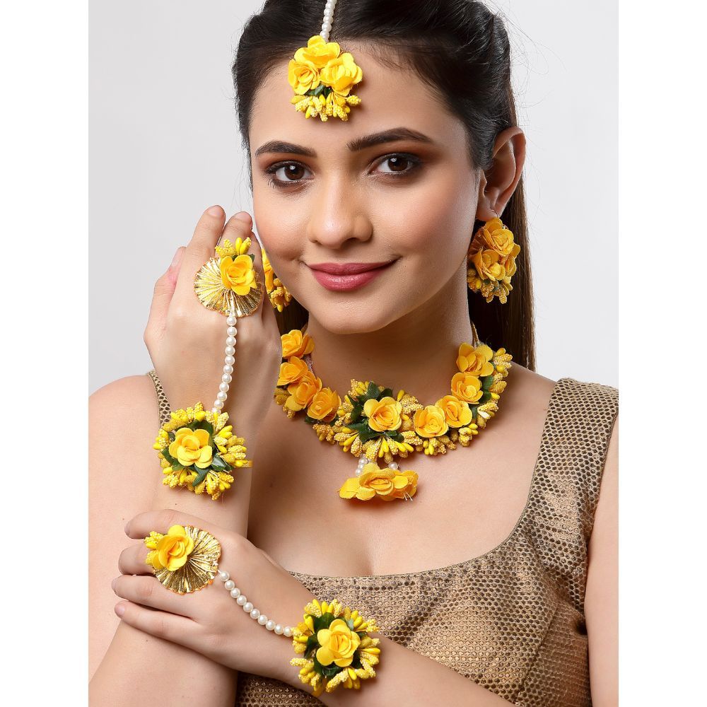 Gota patti flower jewellery discount