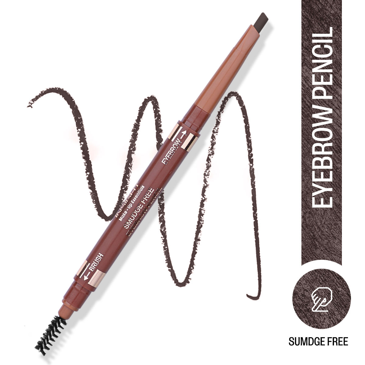 Buy INSIGHT COSMETICS SMUDGE FREE EYEBROW PENCIL_BROWN - Purplle