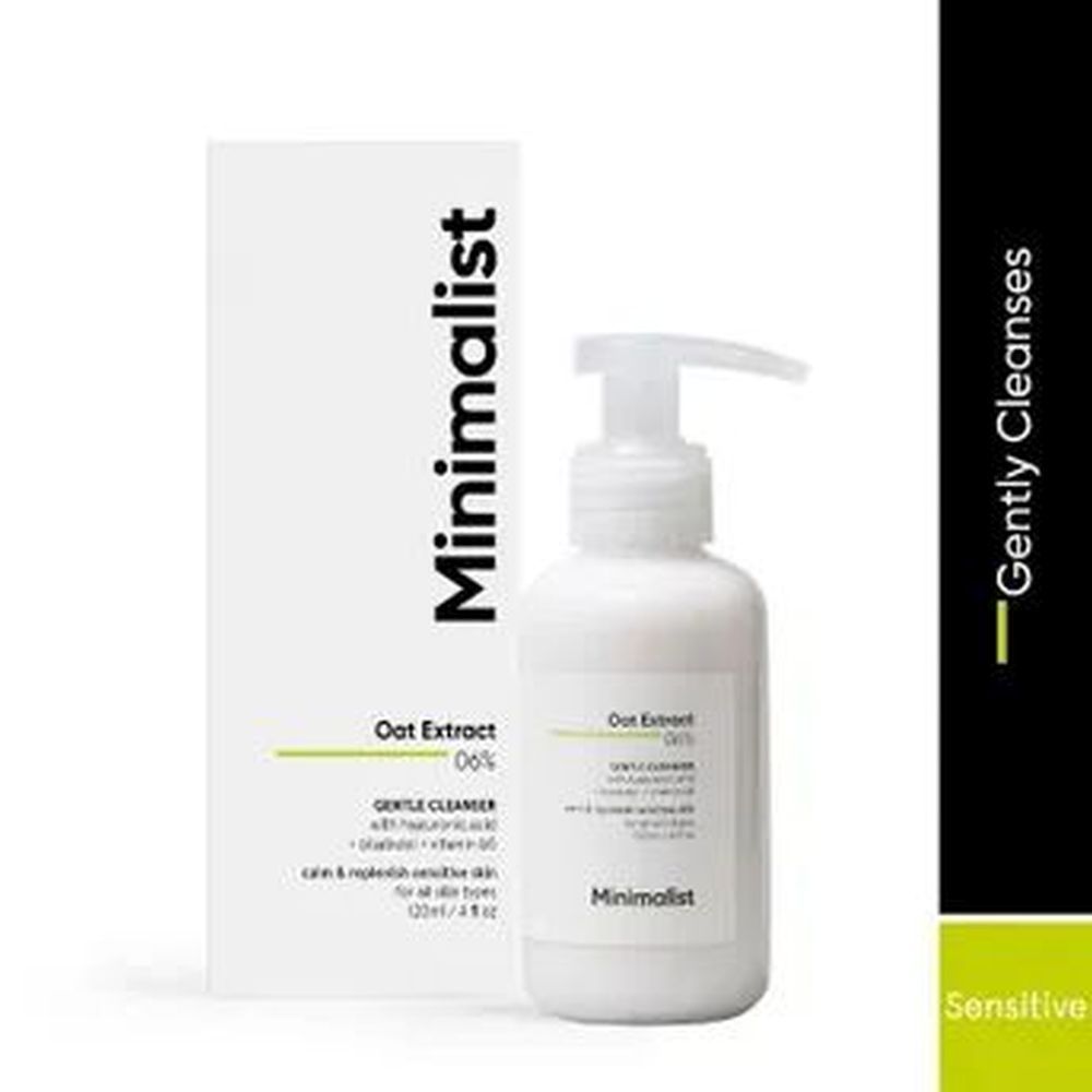 Buy Minimalist 6% Oat Extract Gentle Cleanser with Hyaluronic Acid for Sensitive Skin - Purplle