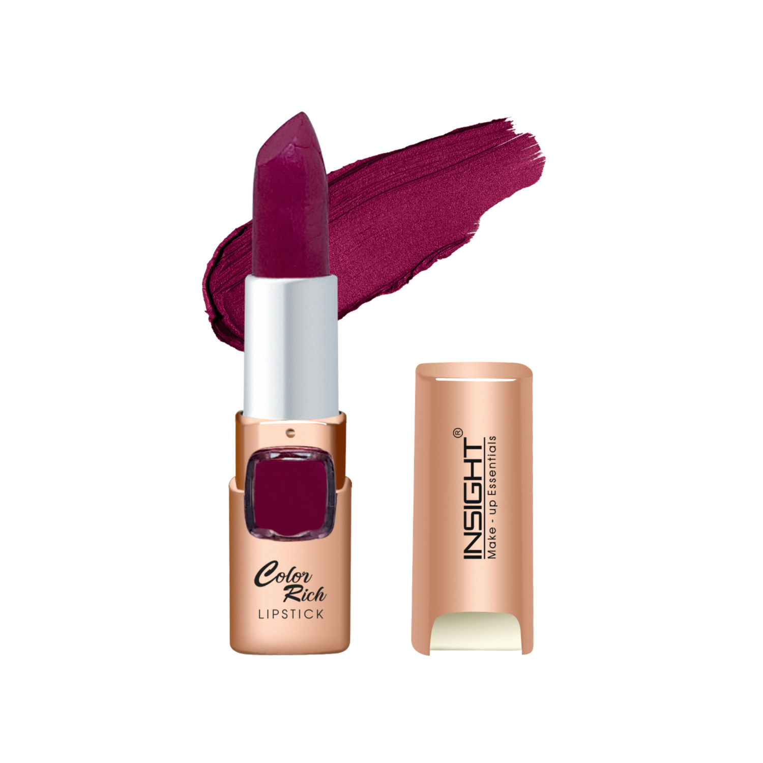 Buy Insight Color Rich Liptick (L-23)_Rose Luster (Metallic) - Purplle