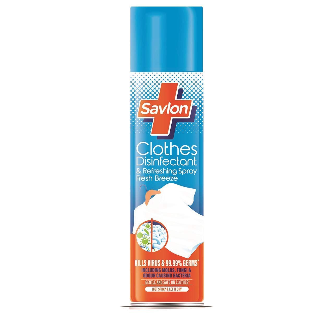 Buy Savlon Clothes Disinfectant and Refreshing Spray 230 ml|Disinfect without Laundry Detergents|Fresh Fragrance| No water needed| Kills Virus and 99.99% germs including odour causing bacteria - Purplle