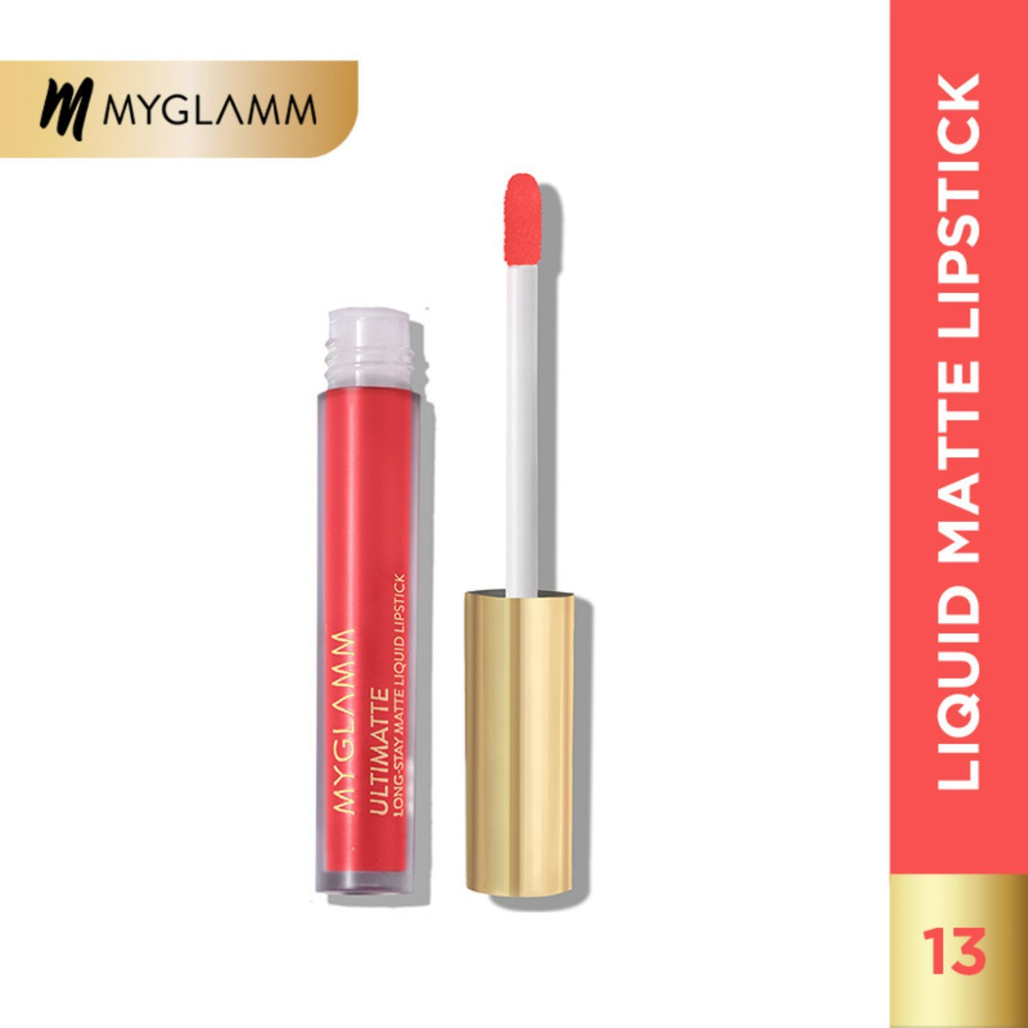 Buy MyGlamm Ultimatte Long Stay Matte Liquid Lipstick-Coral Slayer (2.5 ml) - Purplle