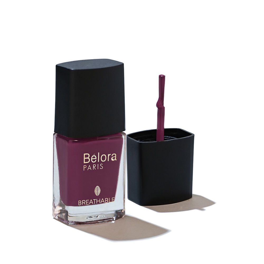 Buy Belora Paris Breathable Made Safe Longstay Nail Polish 17 Plumy Plum - Purplle