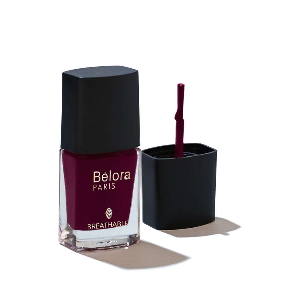 Buy Belora Paris Breathable Made Safe Longstay Nail Polish 16 Vampire Blood - Purplle
