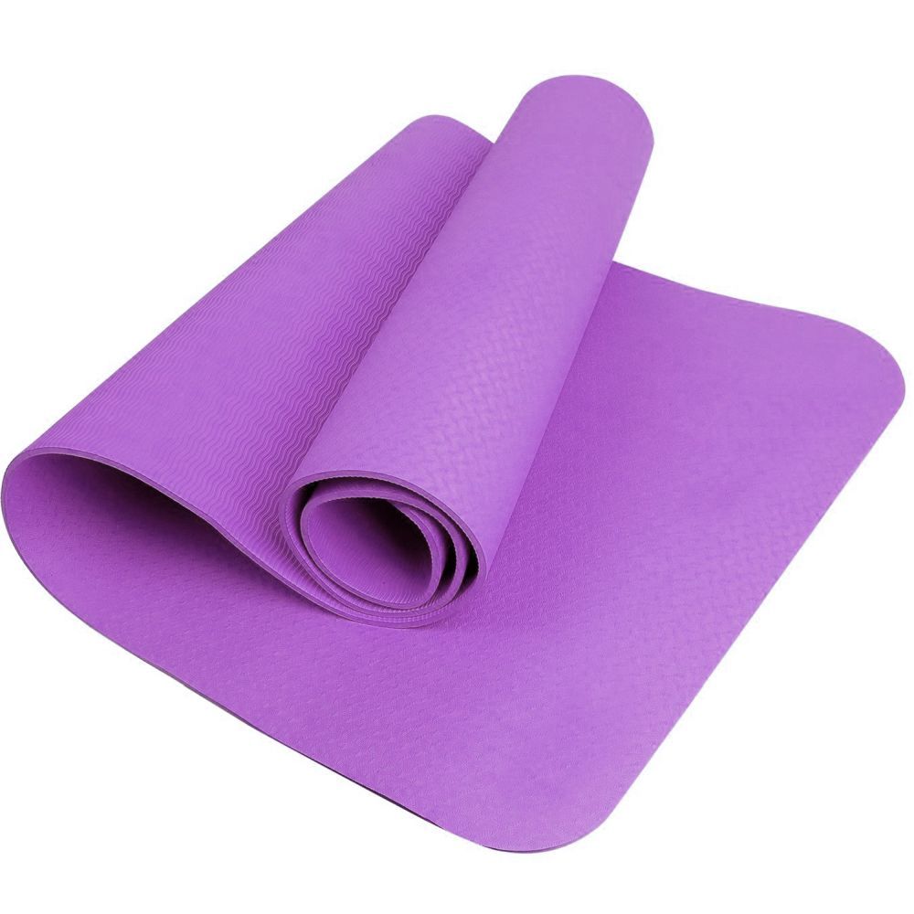 Buy Strauss PE Eco-Friendly Yoga Mat, 6mm (Purple) - Purplle