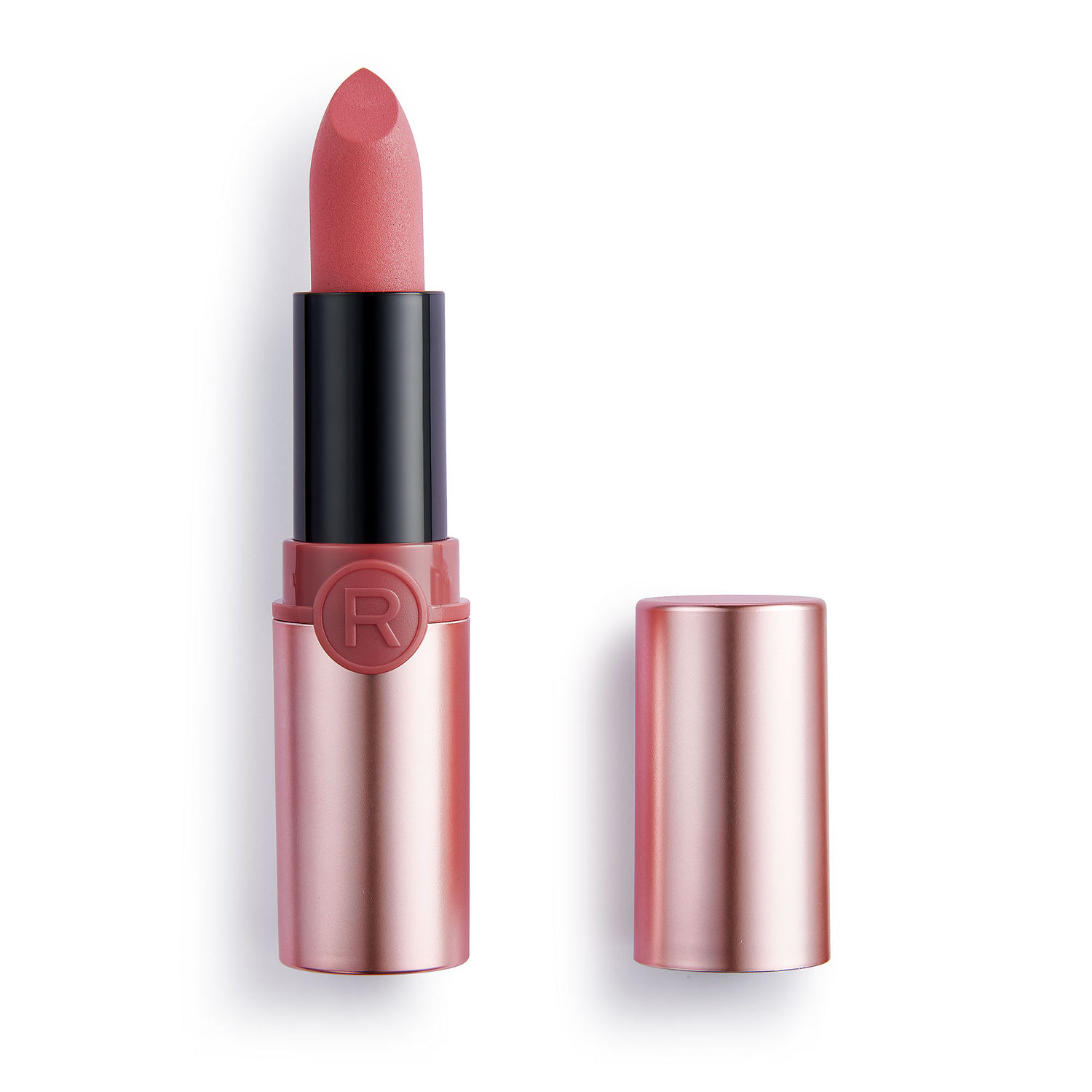 Buy Revolution Powder Matte Lipstick Rosy 3.5 GM - Purplle