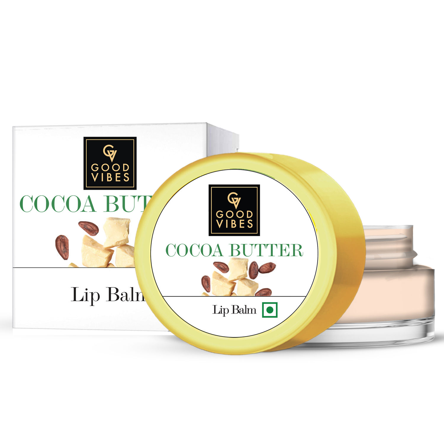 Buy Good Vibes Lip Balm - Cocoa Butter ( 8 g ) - Purplle