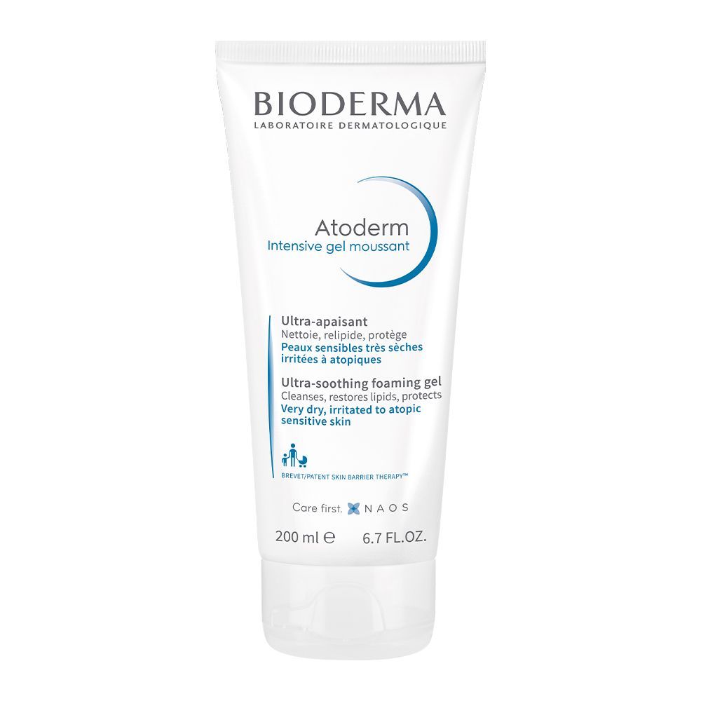 Buy Bioderma Atoderm Intensive Face And Body Gel Wash For Infants, Babies,Teens and Adults, 200ml - Purplle