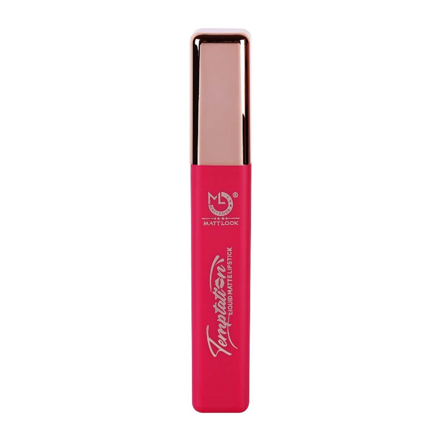 Buy Matt look Lip Makeup Temptation Liquid Matte Lipstick, Blood Red (5ml) - Purplle