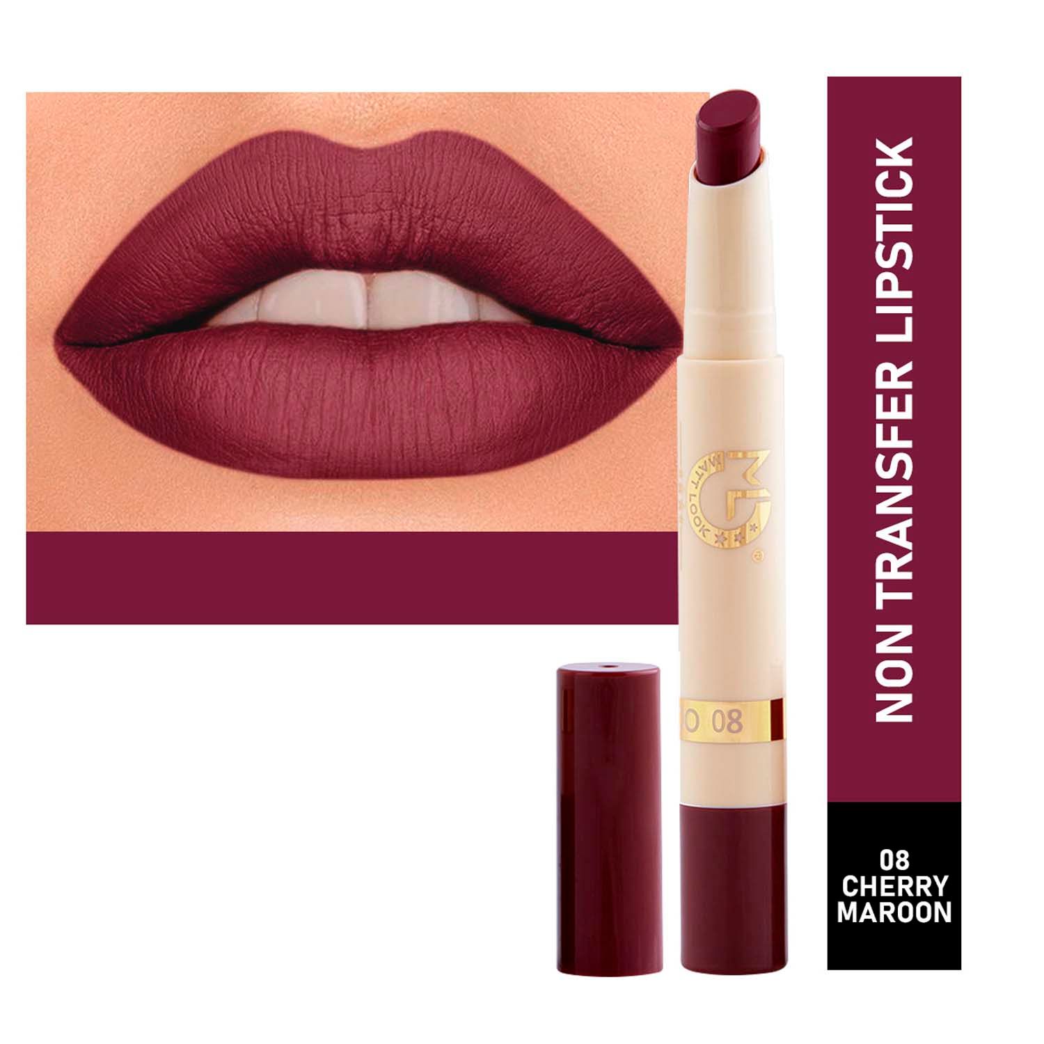 Velvet maroon lipstick deals