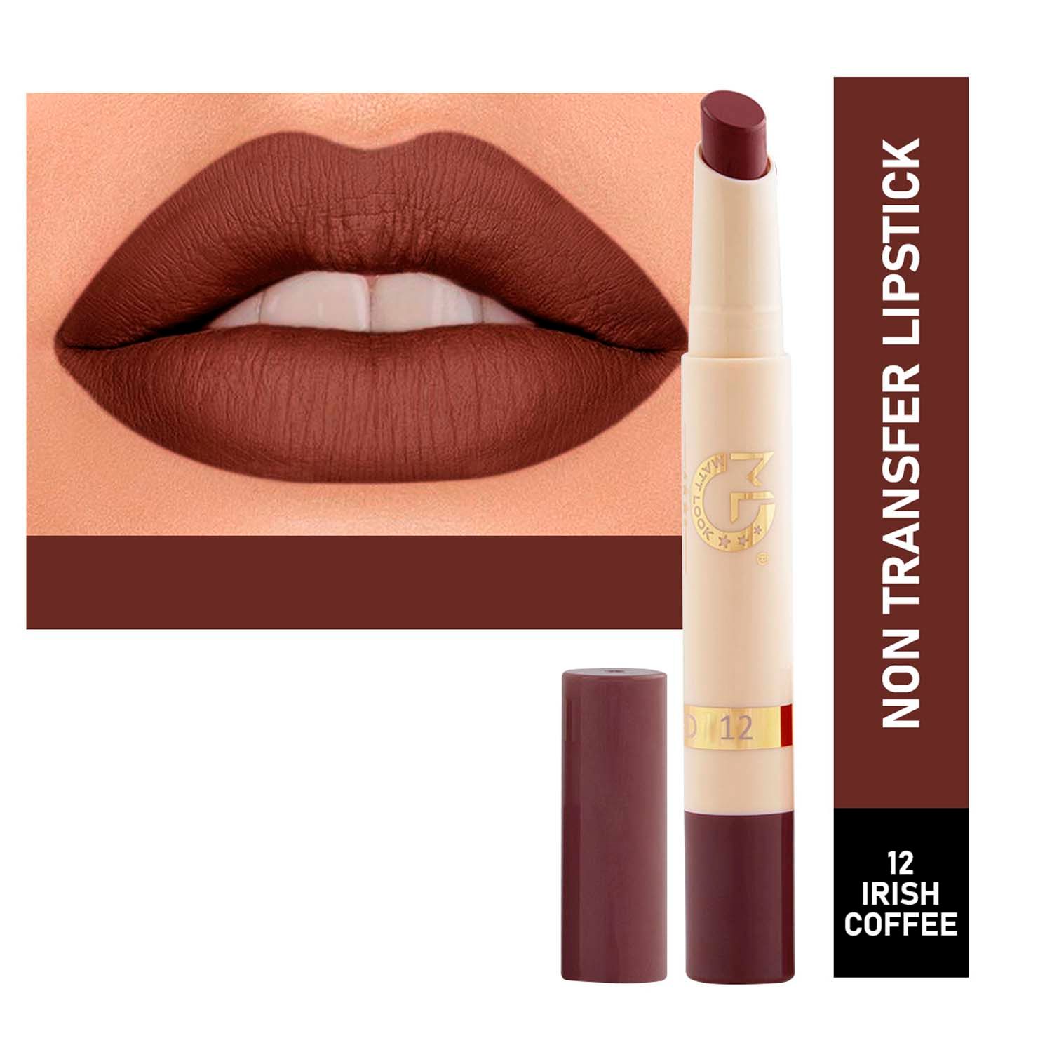 Buy Matt look Velvet Smooth Non-Transfer, Long Lasting & Water Proof Lipstick, Irish Coffee (2gm) - Purplle