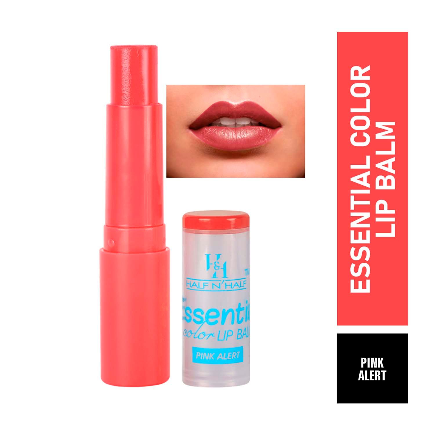 Buy Half N Half Essential Colour Lip Balm, Pink Alert (3.5gm) - Purplle