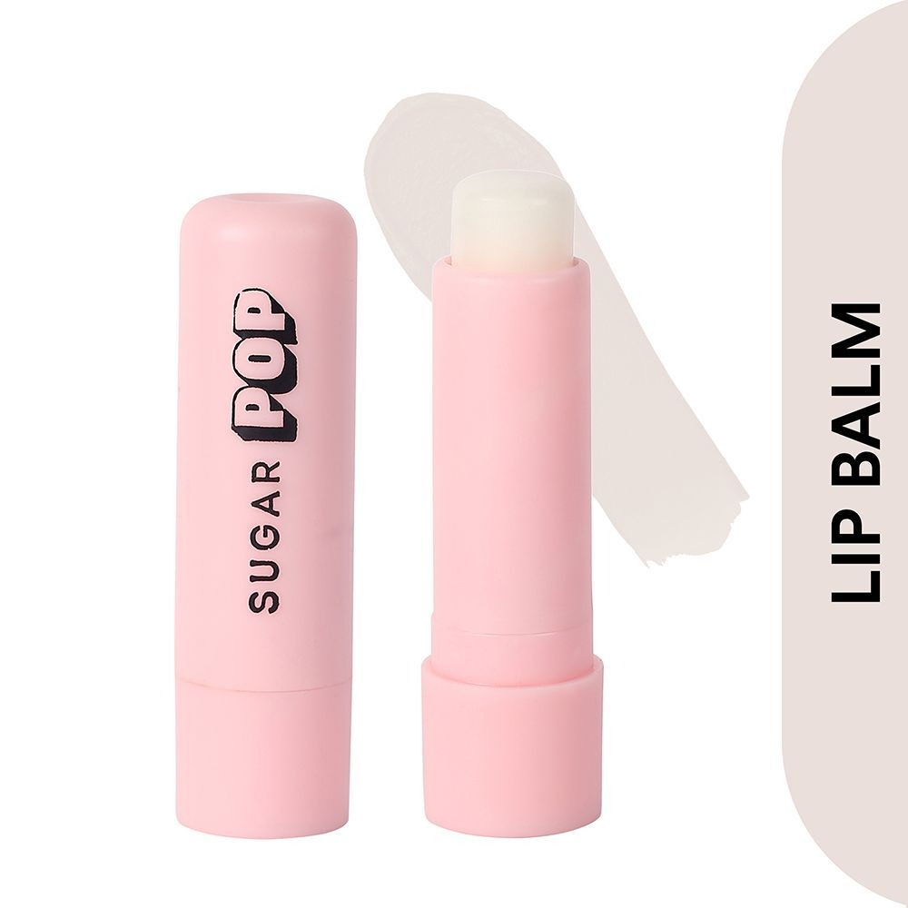 Buy SUGAR POP Nourishing Lip Balm 01 Mint (Clear) - 4.5 gms - Lip Moisturizer for Dry and Chapped Lips, Enriched with Castor Oil for Ultimate Lip Care, Intense Hydration and UV protection l SPF Infused Lip Care for Women - Purplle