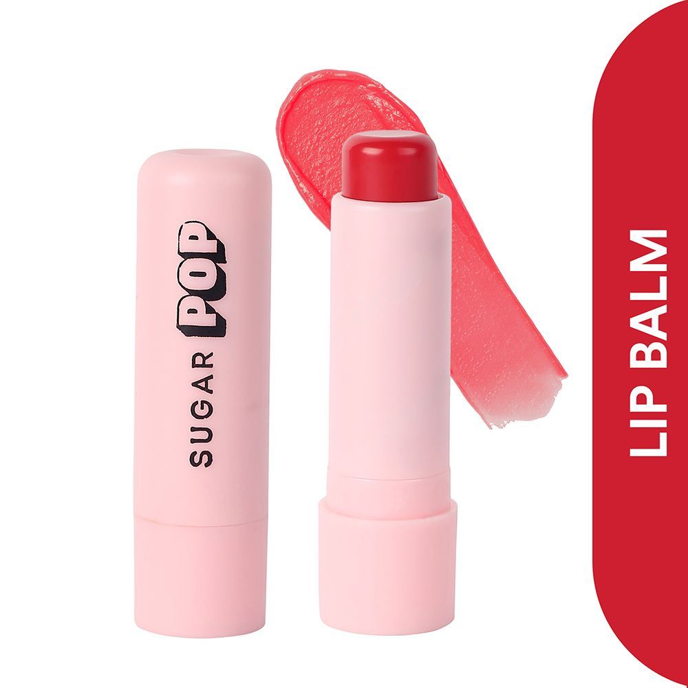 Buy SUGAR POP Nourishing Lip Balm 02 Cherry (Cherry Red) - 4.5 gms – Tinted Lip Moisturizer for Dry and Chapped Lips, Enriched with Castor Oil for Ultimate Lip Care, Intense Hydration and UV protection l SPF Infused Lip Care for Women - Purplle