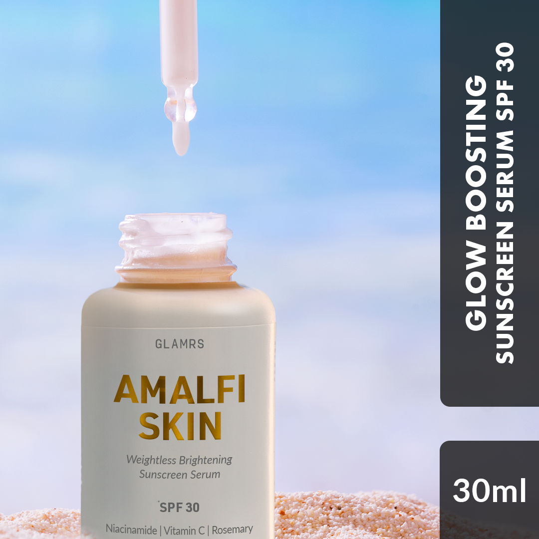 Buy Glamrs Amalfi Skin Weightless Brightening Sunscreen Serum - Purplle