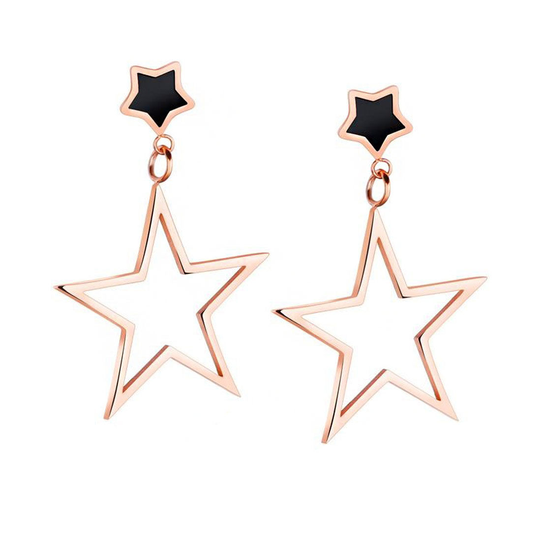 Amazon.com: Hoop Earrings 14K Yellow Gold - Star Diamond Cut Earring Fine  Jewelry Fancy Design Gift For Her & Women - Hermoso coquetas De Mujer Oro:  Clothing, Shoes & Jewelry