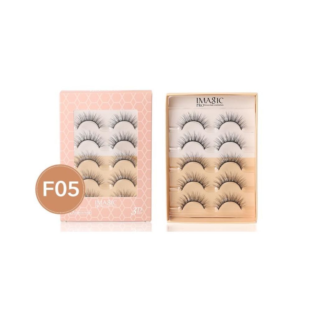 Buy IMAGIC PROfessional Premium 3D Eyelashes 5 Pair (F05) - Purplle