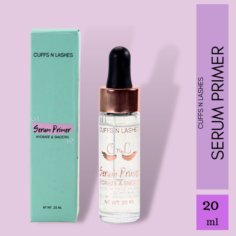 Buy Cuffs n Lashes Serum Primer, Hydrate & Smooth, Face Primer, 20 ml - Purplle