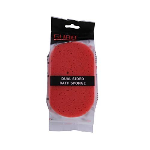 Buy GUBB Dual Massage Bath Sponge Blue Pack Of 2 - Purplle