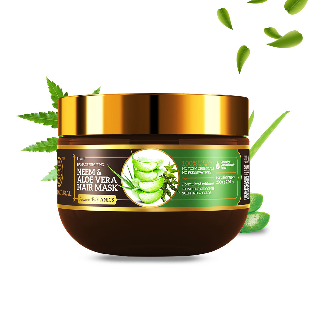 Khadi Natural Neem Aloevera With Alomond Oil Coconut Oil Hair