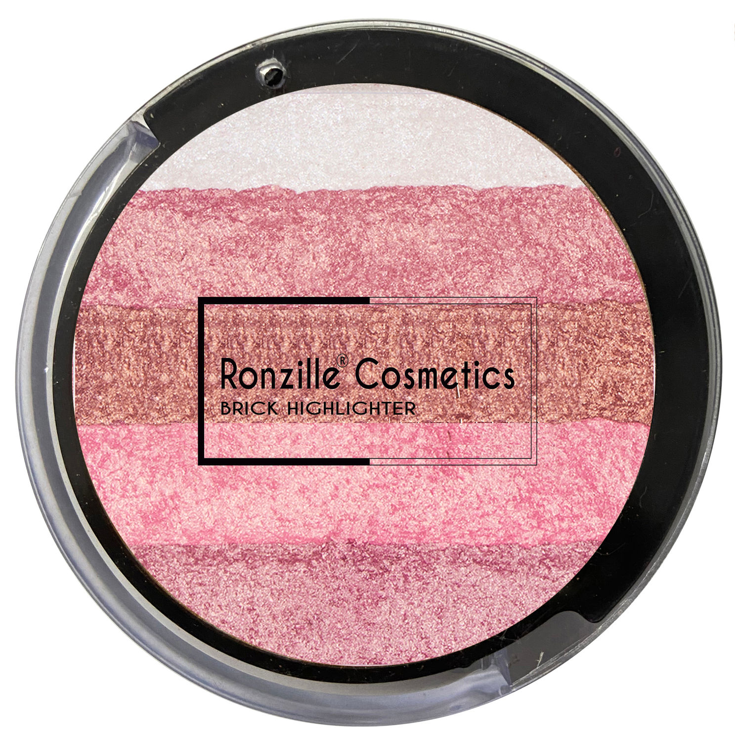 Buy Ronzille Shimmer Baked Blusher and Brick Highlighter - 03 - Purplle