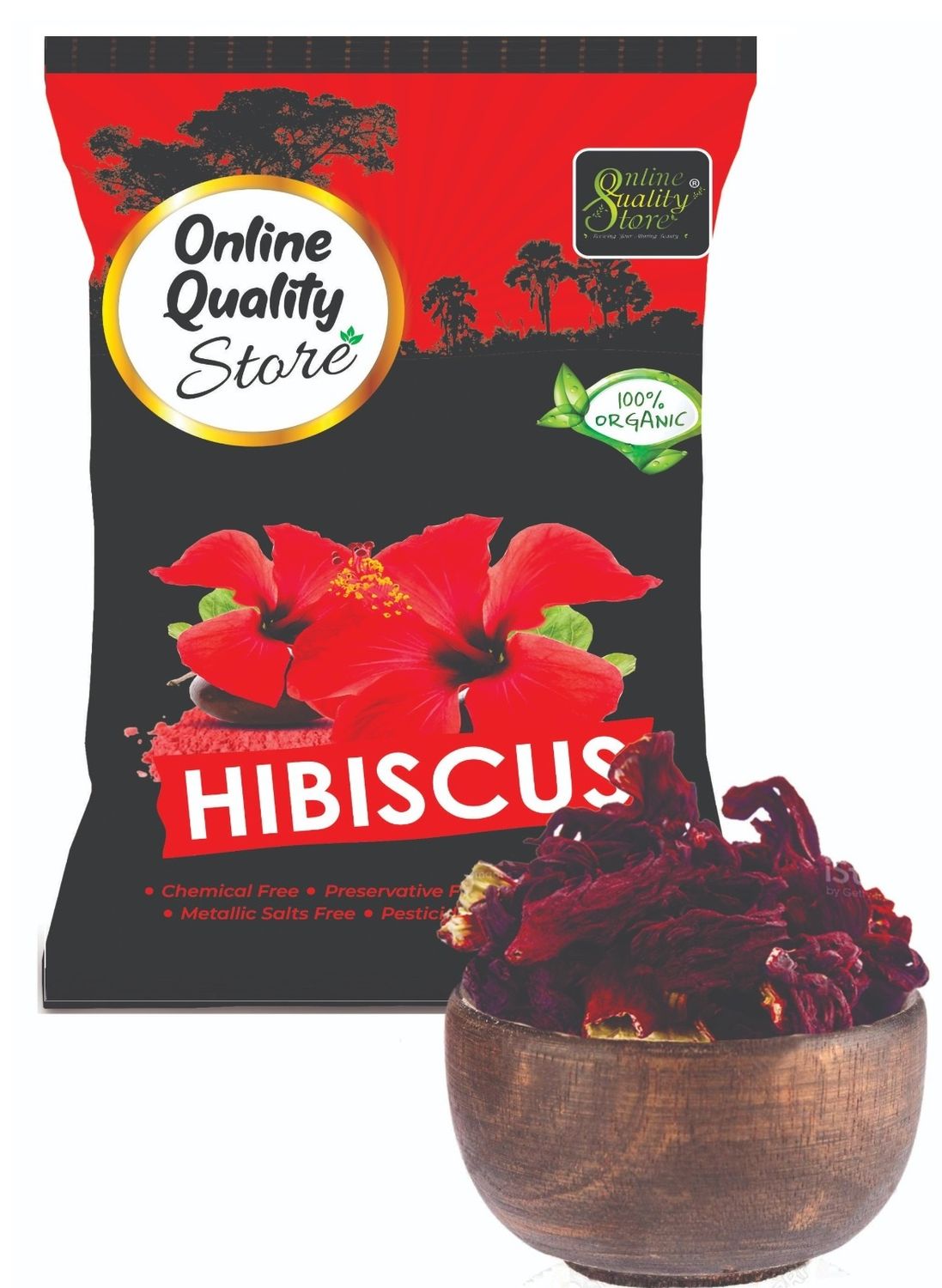 Buy Online Quality Store Raw Hibiscus - 100 g |dry hibiscus flowers|dry hibiscus flowers for hair|Hibiscus Sabdariffa|Rosa Sinensis|gudhal ke phool{Raw_hibiscuss_100} - Purplle