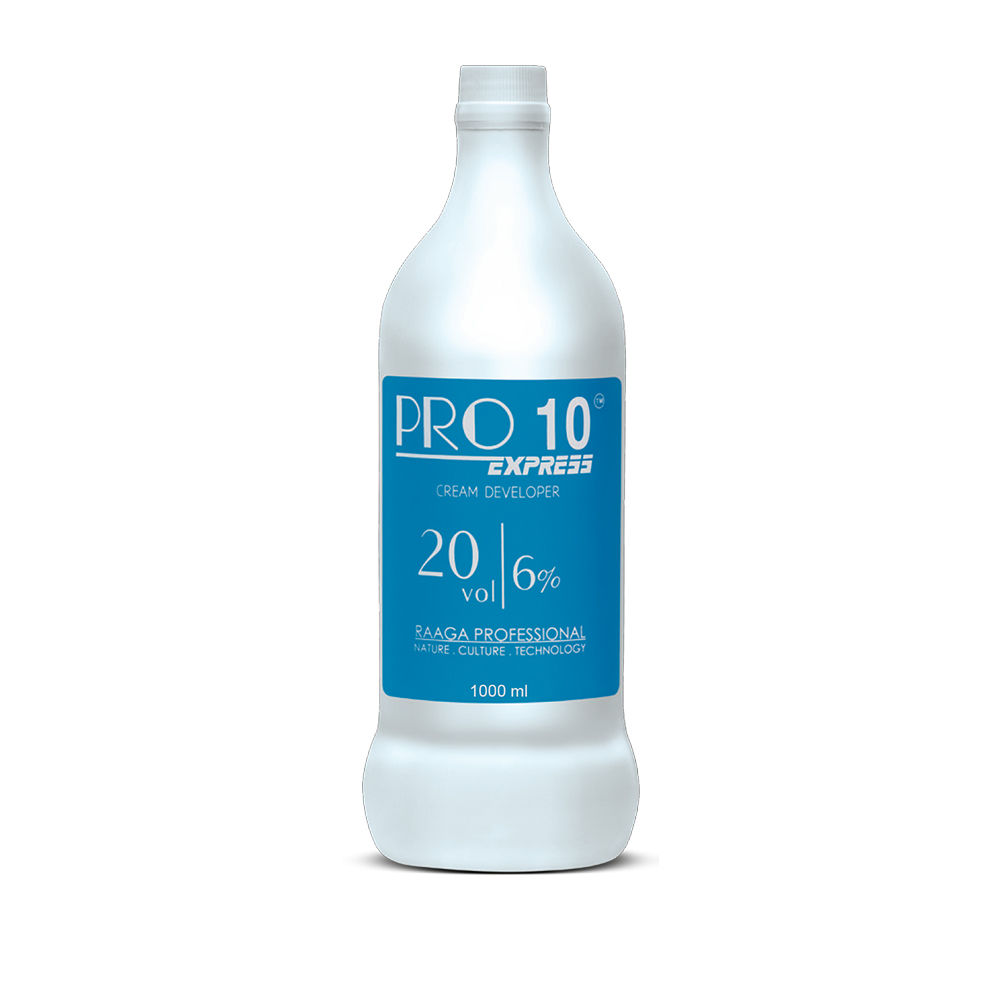 Buy Raaga Professional Pro 10 Express 6% Cream Developer, 20 Vol, 1000 ml - Purplle