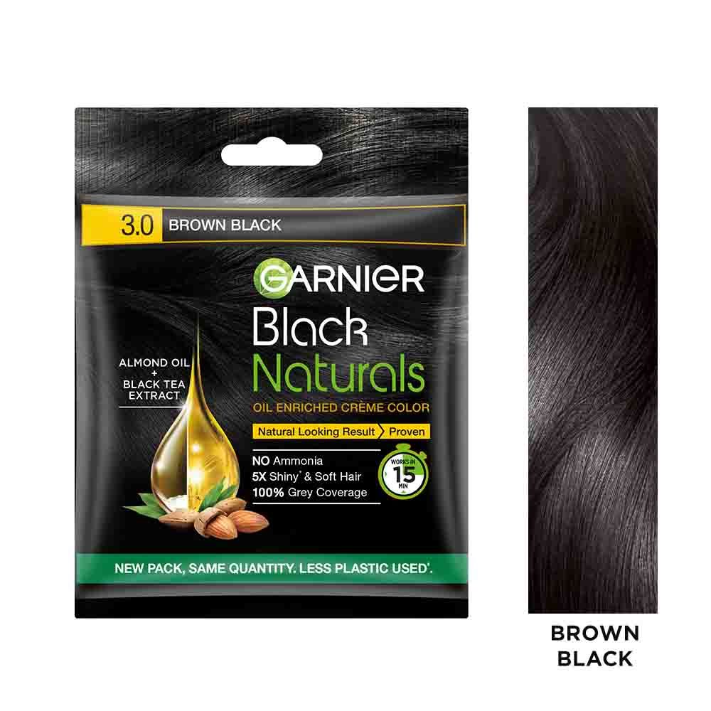 Buy Garnier Black Naturals Shade 3 20g + 20ml - Purplle