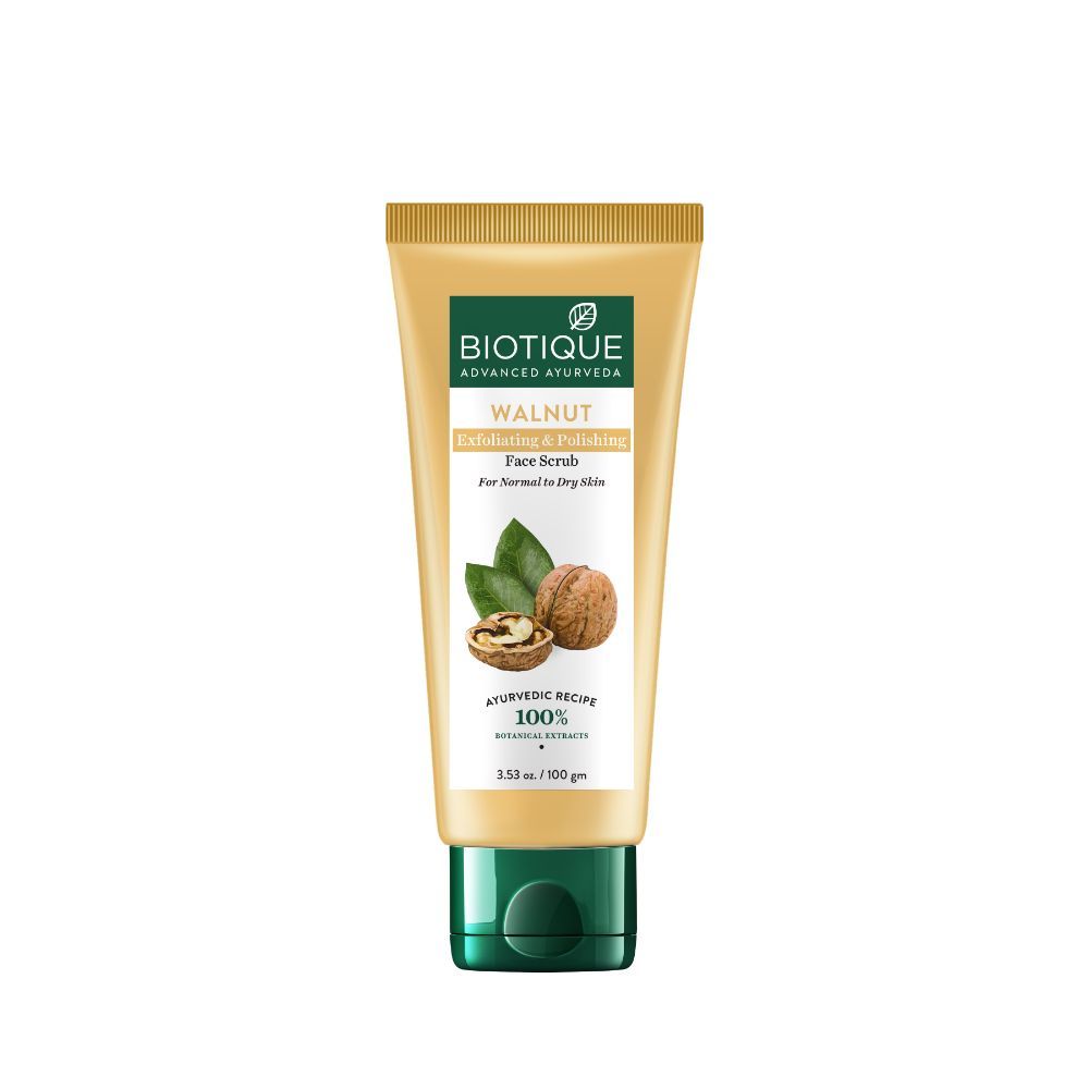 Buy Biotique Walnut Exfoliating & Polishing Face Scrub (100 g) - Purplle