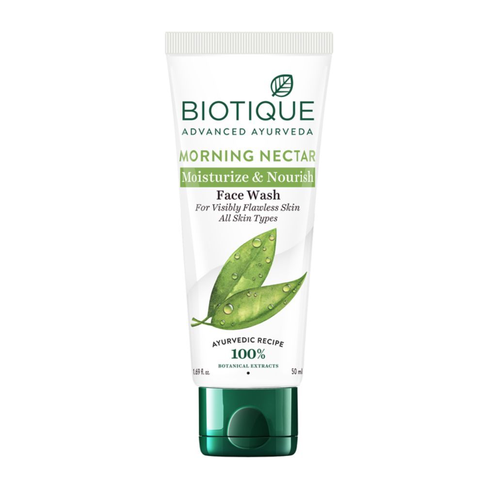Buy Biotique Bio Morning Nectar Moisiturizing Face Wash (50 ml) - Purplle