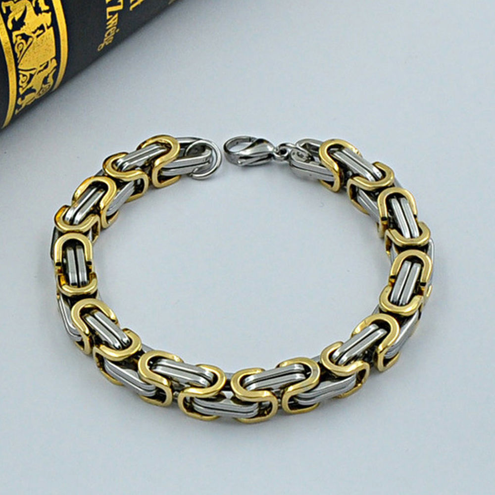 GOOD LUCK 22K 23K 24K Thai Baht Yellow Gold GP Bracelet 7.5 inch Men's  Jewelry | eBay