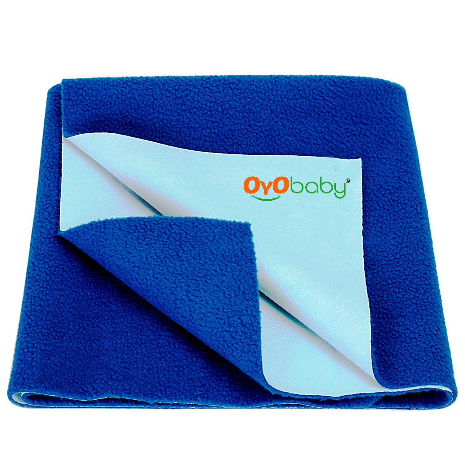 OYO Baby Waterproof Bed Protector Baby Dry Sheet Extra Large Royal Blue 140 cm x 200 cm