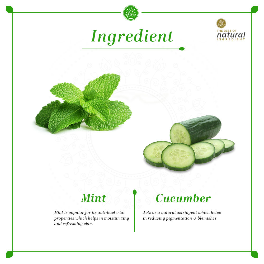 Buy Khadi Natural Mint and Cucumber Herbal Face Freshner Spray| Instant Skin Booster - (100ml) - Purplle