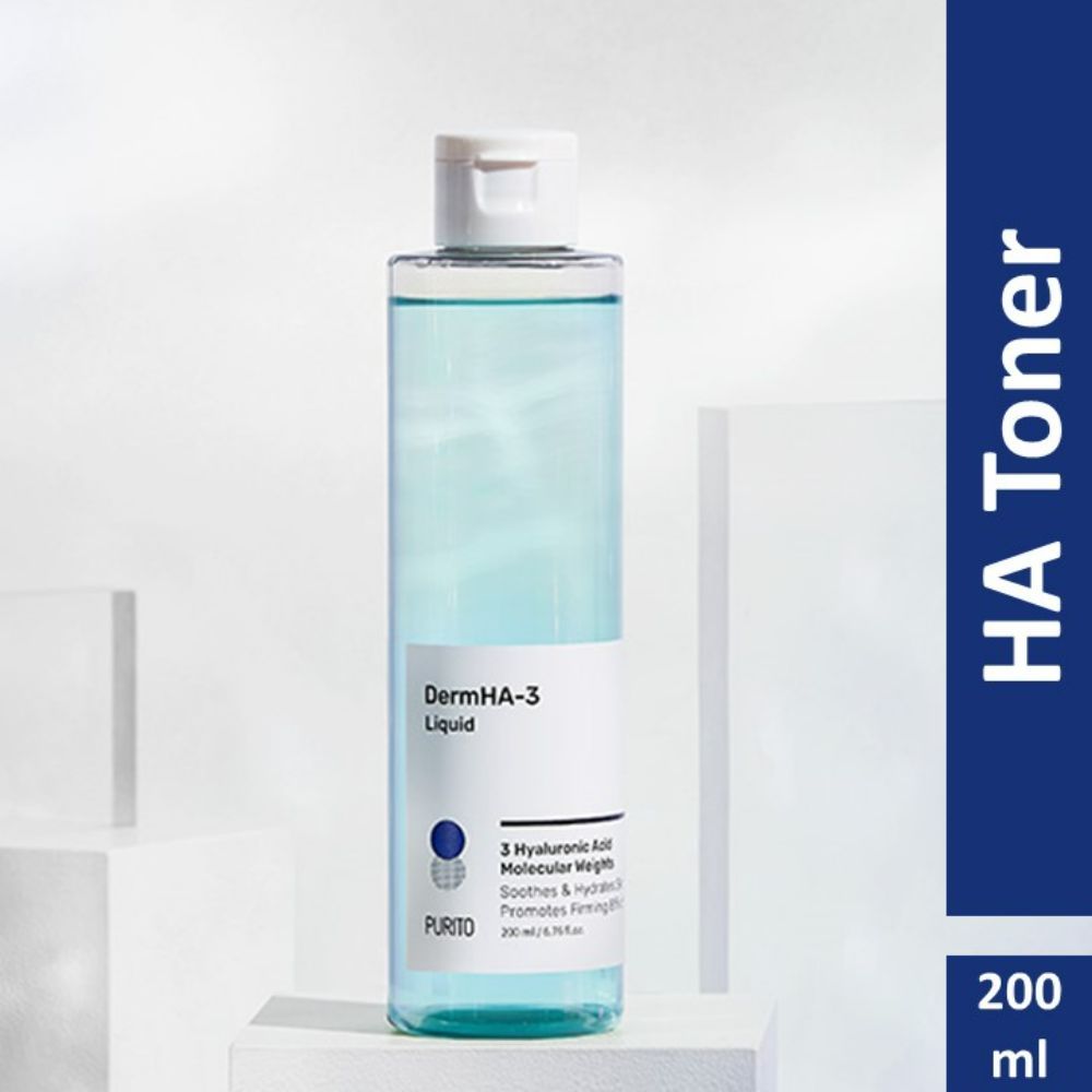 Buy PURITO DermHA-3 Liquid (200ml) | Korean Skin Care - Purplle