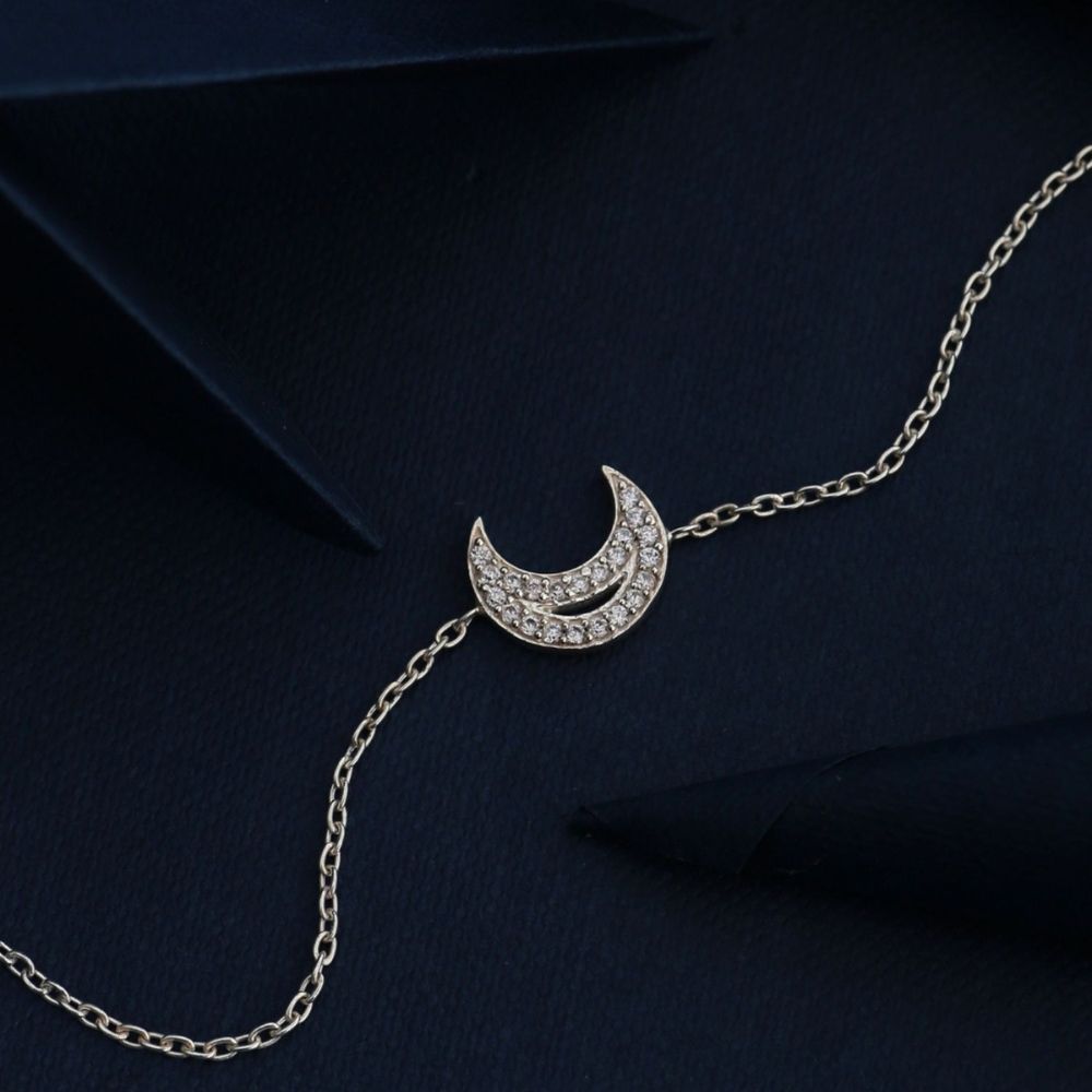 Necklace with moon pendant in silver | THOMAS SABO