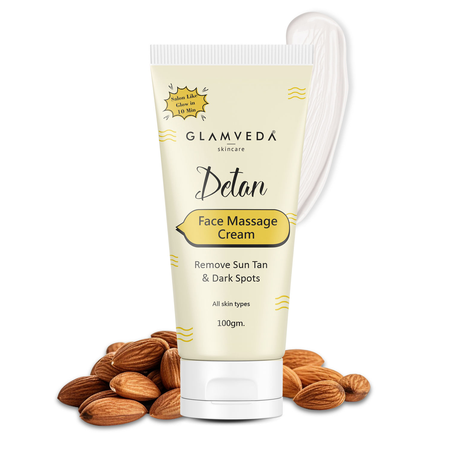 Buy Glamveda Detan Massage Cream | 100 gm - Purplle