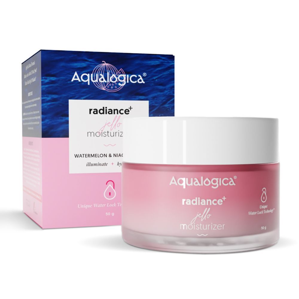 Buy Aqualogica Radiance+ Jello Moisturizer with Watermelon & Niacinamide 50g - Purplle