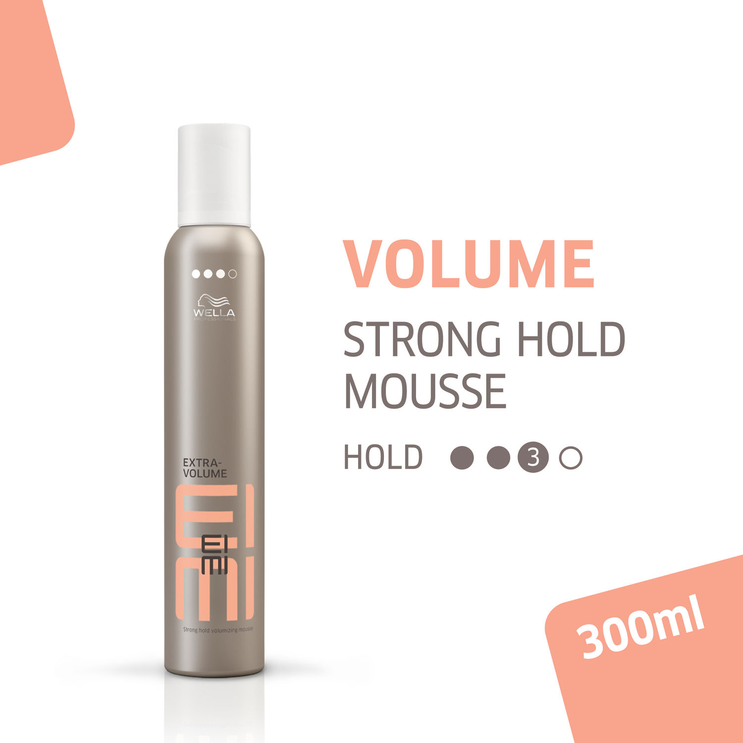 Buy Wella Professionals EIMI Extra Volume Strong Hold Volumizing Mousse (300 ml) - Purplle