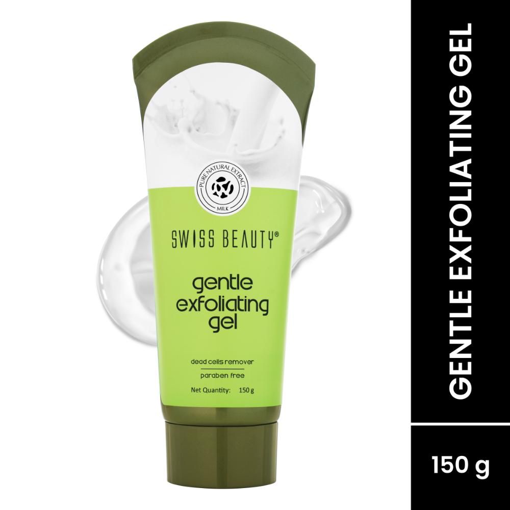 Buy Swiss Beauty GENTLE EXFOLIATING GEL (150 g) - Purplle