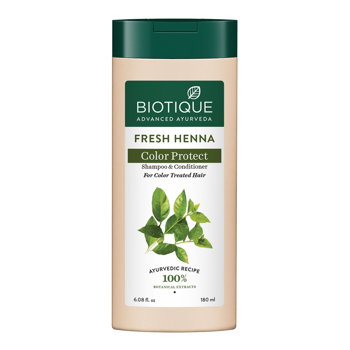 Buy Biotique Fresh Henna Colour Protect Shampoo With Conditioner (180 ml) - Purplle