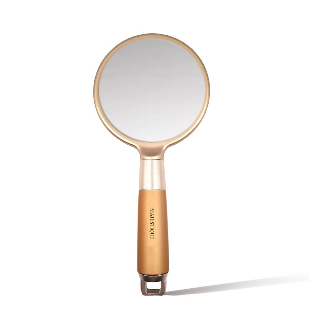 Buy Majestique Gloden Handle Mirror for Makeup HR111 - Gold Finesse for Travel for Men and Women - Purplle